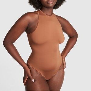 VS PINK BASE STRETCH HIGH NECK BODYSUIT XXL NWT